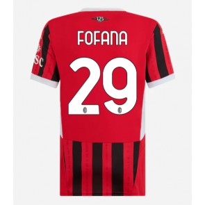 AC Milan Youssouf Fofana #29 Hemmatröja Kvinnor 2024-25 Kortärmad